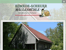 Tablet Screenshot of maeulesmuehle.de